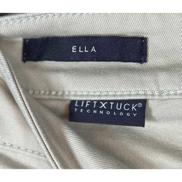 NWT NYDJ ELLA SHORT WITH SIDESEAM SLITS, Feather, LIFTxTUCK, Size 16 - Picture 9 of 11